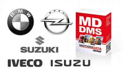 MOTIONDATA DMS, BMW, Opel, Suzuki, Iveco und Isuzu